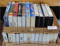2 FLATS OF WALT DISNEY VHS TAPES