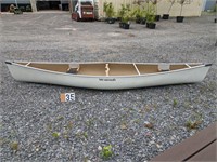 14" Wenonah Wide Bottom Fiberglass Canoe