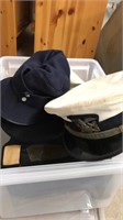 COLL OF VINTAGE MILITARY HATS