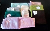 26+ Yards of sheer fabric- various colors & sizes