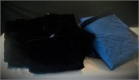 Lot Blue Velvet fabric