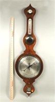 Late English Regency Rosewood Banjo Barometer