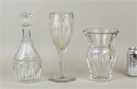 Group Three Baccarat Crystal Items