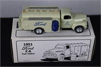 1951 Ford F-6 Fuel Tanker Die-Cast Model by First