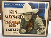 Ken MAYNARD branded men movie poster 23" x 29"
