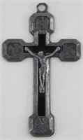 Antique Silver Crucifix - 2 ¾” x 1 ½”