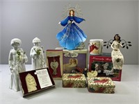 Angels - Porcelain, Metal, Ornaments, Shelf Sitter