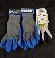*NEW* 3 Pair Work Gloves, XL