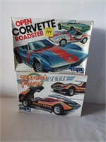 2-Corvette Model Kits
