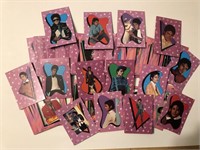 Lot of 120 Vintage 1984 Michael Jackson Trading Ca