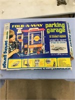Vintage Kids Parking Garage Play Set with
