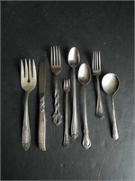 Silver Plated and Stainless Steel Utensils.