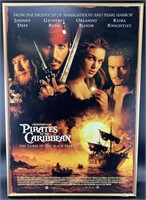 Framed Pirates of the Caribbean Poster