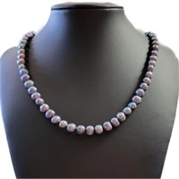 24" Genuine Peacock Freshwater Cultured Pearls