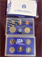 2001 United States mint proof set