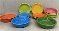 Fiesta plates and bowls