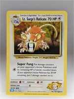 2023 Pokemon CC Lt. Surge's Raticate Holo CLB #16