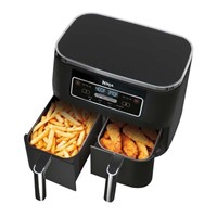 $219-Ninja Foodi 4-in-1 8-qt. 2-Basket Air Fryer w