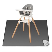 Splat Mat for Under High Chair, 51"x51" Large