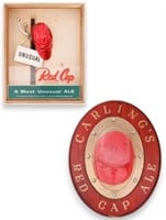 Carling Red Cap Ale Advertising Signs (Pair)