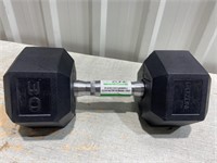 30lb Hex Coated Dumbbell