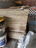LARGE STACK OF SHEETS OF PLYWOOD - 40 TIMES YOUR M