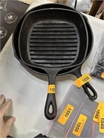 QTY 1 CAST IRON GRILL SKILLET PAN