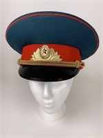 Russian Army General Visor Hat