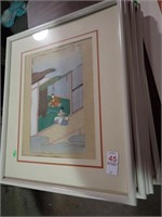 5 JAPANESE ART 20x17