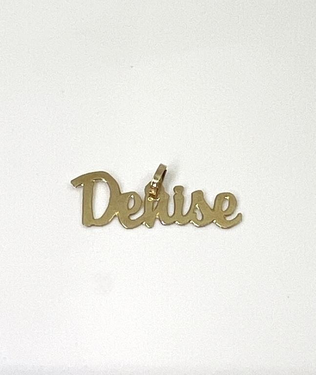 14K Gold 'Denise' Pendant