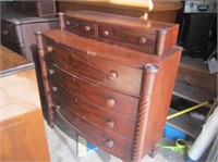 4 Drawer Dresser W/Top Box In Mahogany