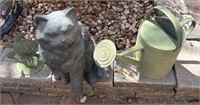 D - WATERING CAN & GARDEN DECOR