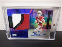 2018 PANINI #209 JOSH ROSEN SIGNED AUTO GAME USED