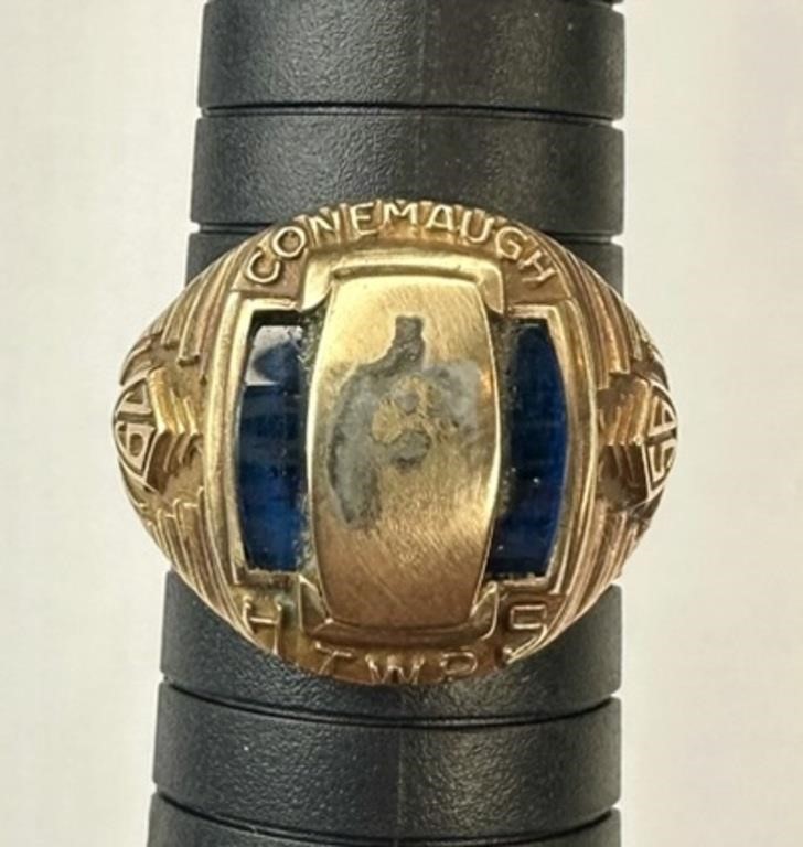 1956 CT 10KT. Yellow Gold Class Ring