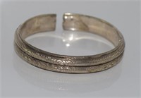 Vintage Chinese silver bracelet / cuff