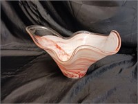 DECORATIVE ART GLASS BOWL