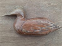 Carved Wooden Duck Wall Hanging
