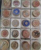 Wooden Nickels - 20 pieces