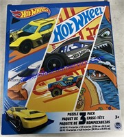 3 Pack Hot Wheels Puzzle