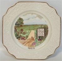 NEAT VINTAGE MAGNETIC HILL NB TOURIST PLATE