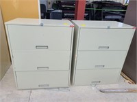 3 Drawer Filing Cabinets (2)