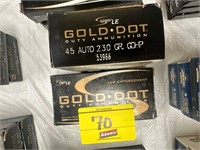 (2) BOXES OF GOLD DOT 45 AUTO 230 GR GDHP, 50