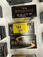 (3) BOXES OF GOLD DOT 357 SIG 125 GR GDHP, 50