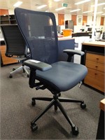 Fabric Upholstered Office Arm Chair
