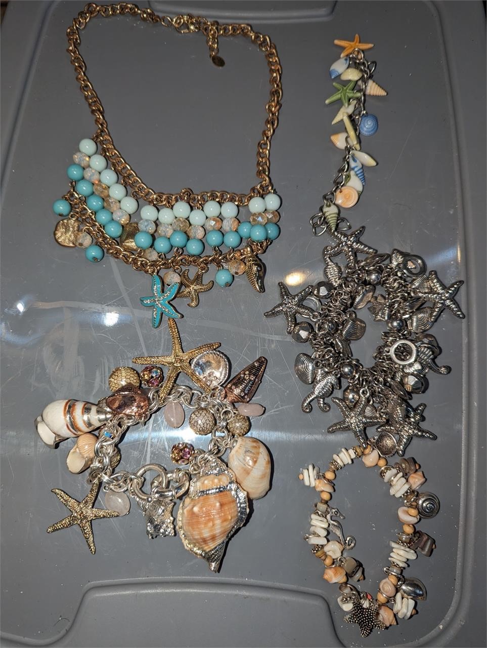 Beach theme jewelry lot for wear or resale