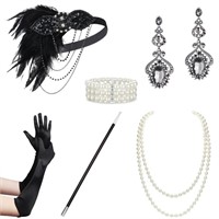 BABEYOND 1920s Flapper Accessories Set Gatsby Cost