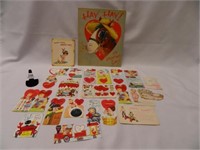 Vintage Valentines' Cards;