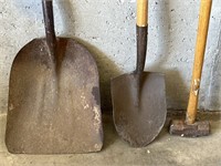 Shovels/sledgehammer