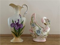 Vintage decorative Japanese vases
