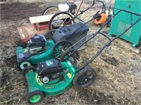 (2) POWER PRO LAWN MOWERS